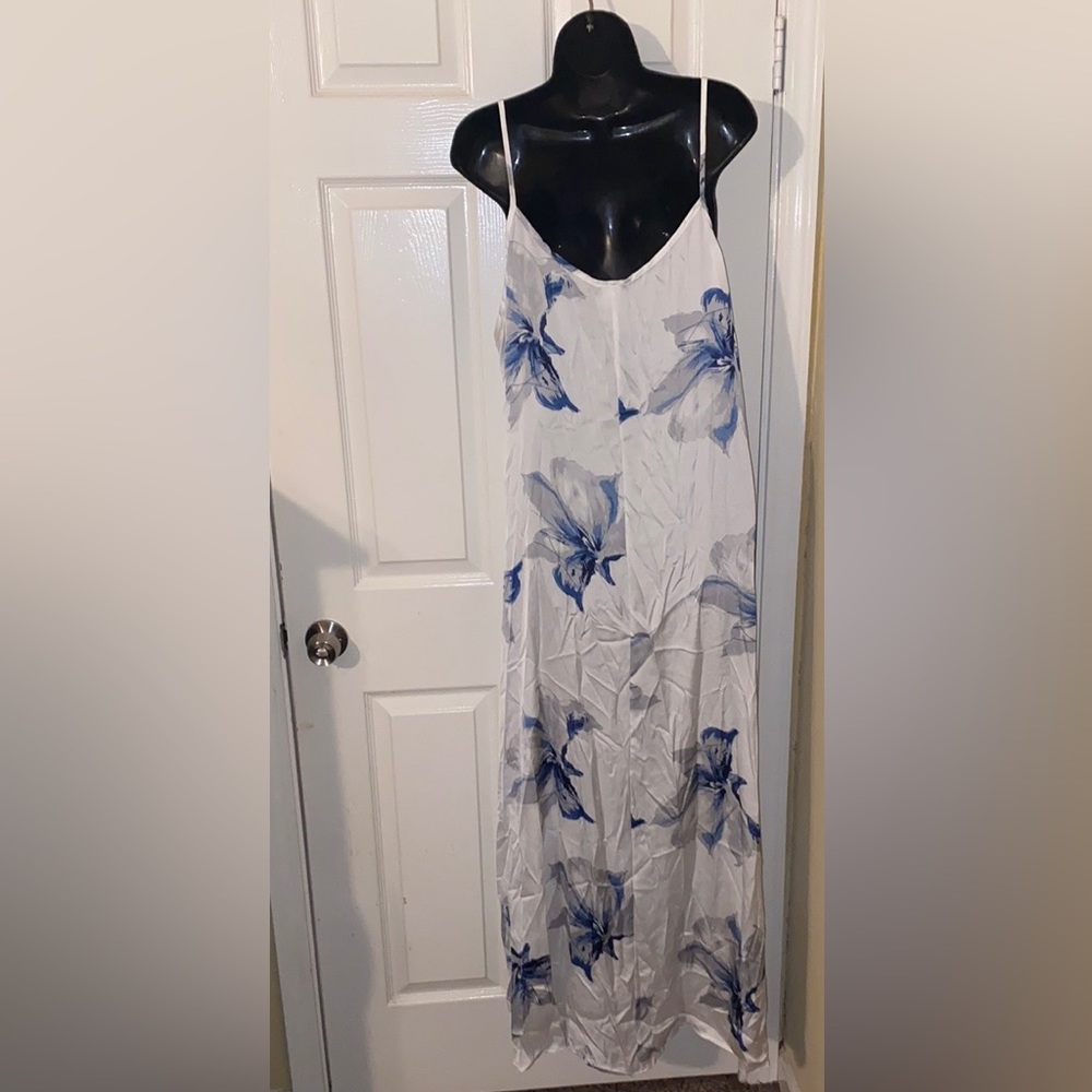 Zenobia floral slip dress/gown
